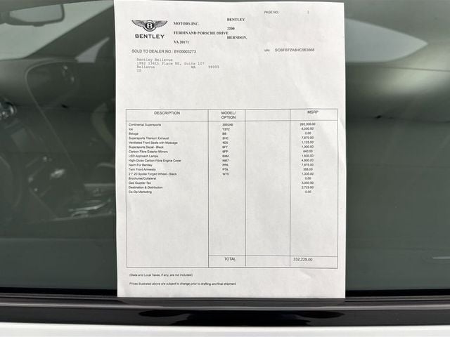 2017 Bentley Continental GT Supersports Coupe - 22999710 - 8