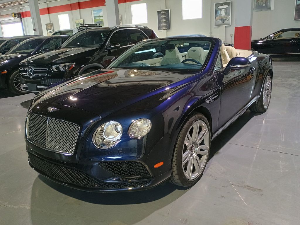 2017 Bentley Continental GT V8 Convertible Clean Carfax - 23028529 - 0