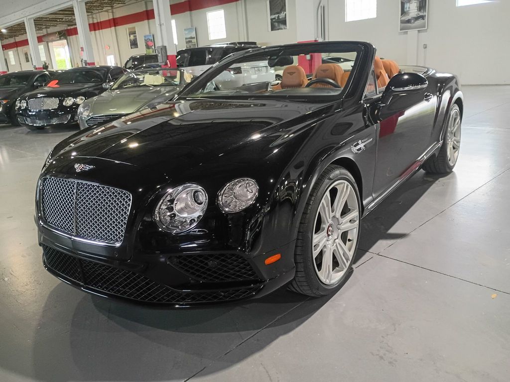 2017 Bentley Continental GT V8 Convertible Clean Carfax Florida Car - 23102068 - 0