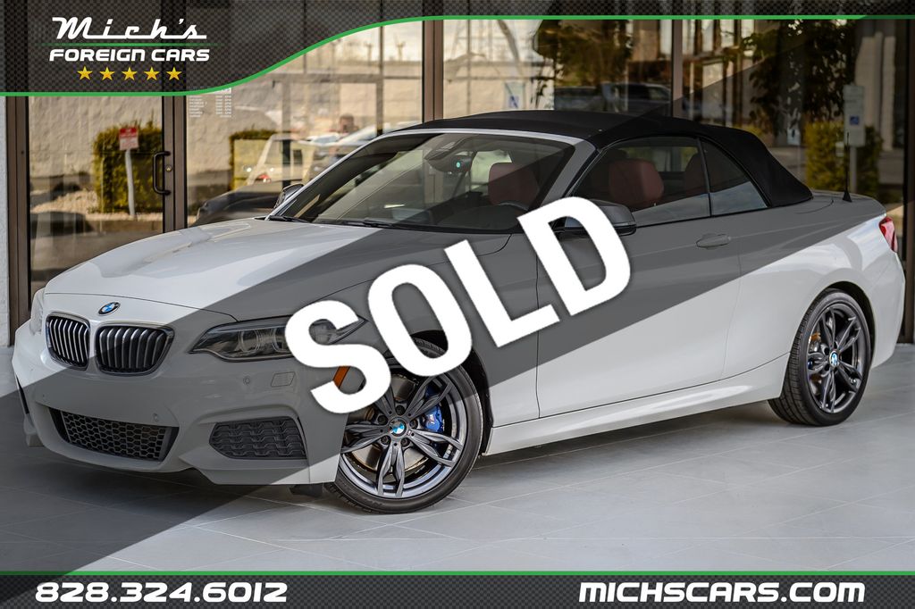 2017 BMW 2 Series M240i CONVERTIBLE - WHITE ON RED - NAV - BACKUP CAM - GORGEOUS - 22994333 | Video 1