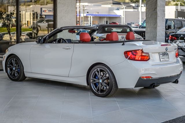 2017 BMW 2 Series M240i CONVERTIBLE - WHITE ON RED - NAV - BACKUP CAM - GORGEOUS - 22994333 - 10