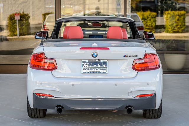 2017 BMW 2 Series M240i CONVERTIBLE - WHITE ON RED - NAV - BACKUP CAM - GORGEOUS - 22994333 - 12