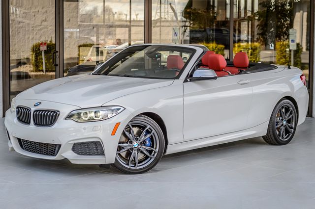 2017 BMW 2 Series M240i CONVERTIBLE - WHITE ON RED - NAV - BACKUP CAM - GORGEOUS - 22994333 - 1