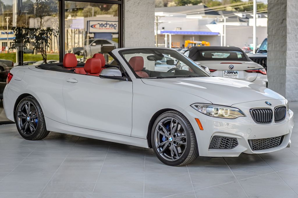 2017 BMW 2 Series M240i CONVERTIBLE - WHITE ON RED - NAV - BACKUP CAM - GORGEOUS - 22994333 - 4