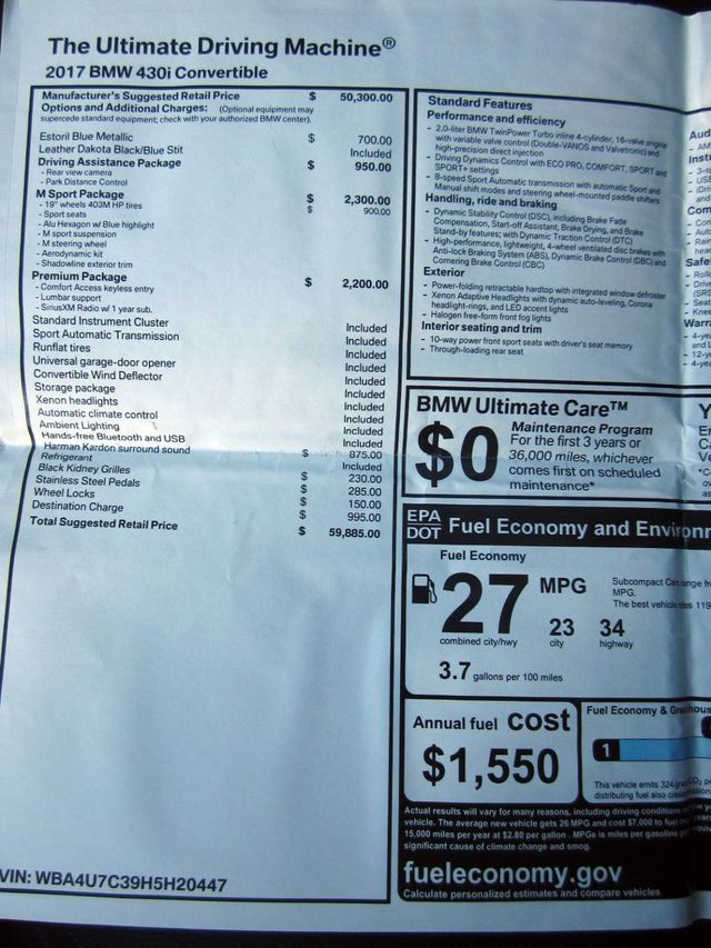 2017 BMW 4 Series 430i - 22669756 - 26