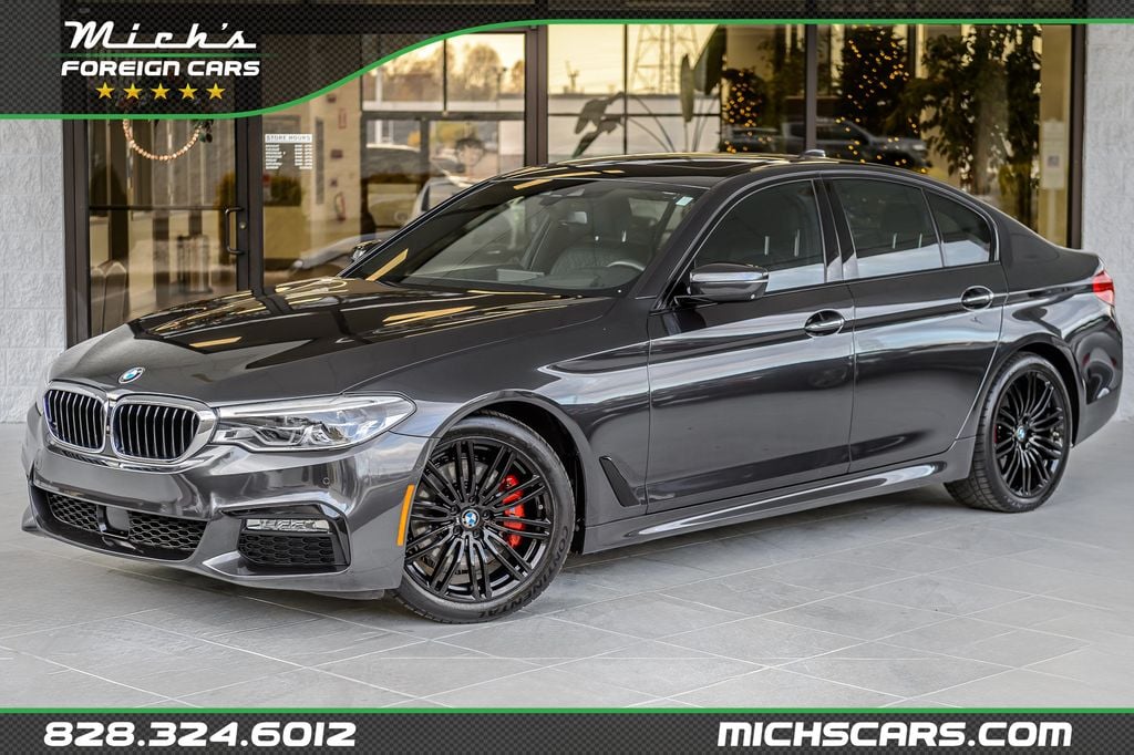 2017 BMW 5 Series 540i M SPORT NAV MOONROOF BACKUP CAM BLUETOOTH LOW MILES - 22947076 | Video 1