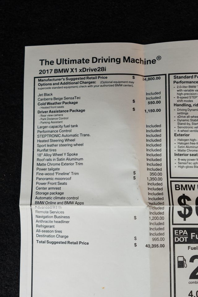 2017 BMW X1 xDrive28i - 23002129 - 46