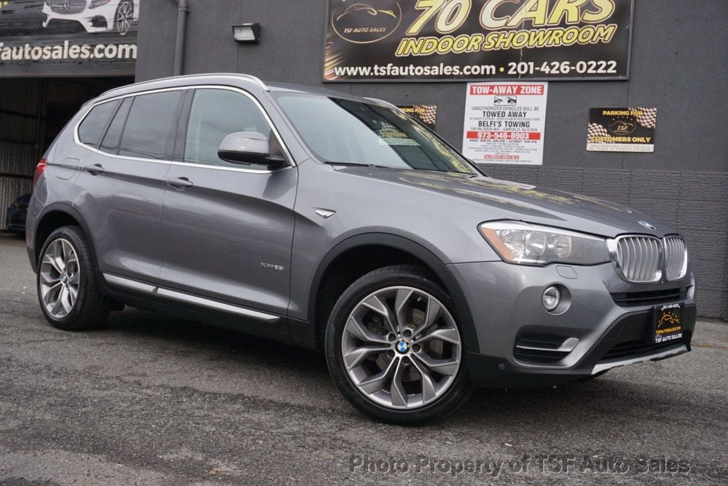 2017 BMW X3 xDrive28i DRIVER ASSIST PKG X LINE PKG NAVI 360 CAMS 19" WHEELS  - 22683712 - 0