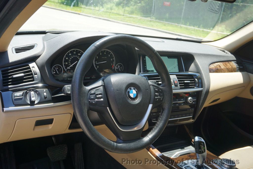2017 BMW X3 xDrive35i NAVIGATION REAR CAMERA PANO ROOF HEATED SEATS LOADED!  - 23045547 - 16