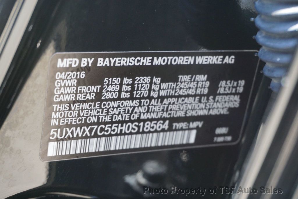 2017 BMW X3 xDrive35i NAVIGATION REAR CAMERA PANO ROOF HEATED SEATS LOADED!  - 23045547 - 37