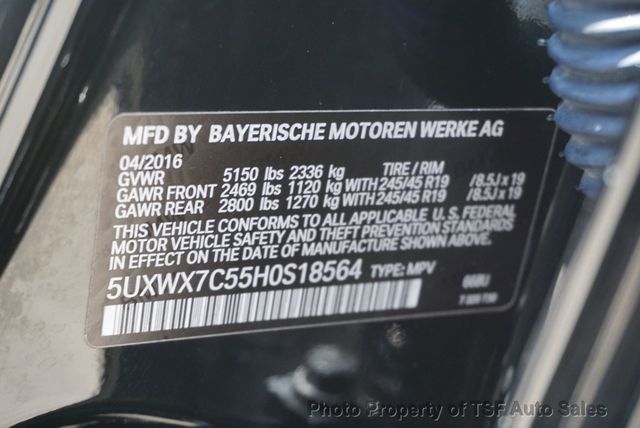 2017 BMW X3 xDrive35i NAVIGATION REAR CAMERA PANO ROOF HEATED SEATS LOADED!  - 23045547 - 37