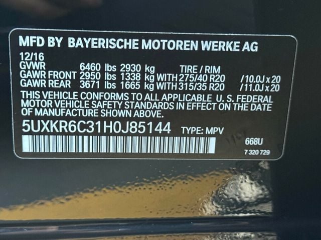 2017 BMW X5 xDrive50i Sports Activity Vehicle - 23004674 - 46