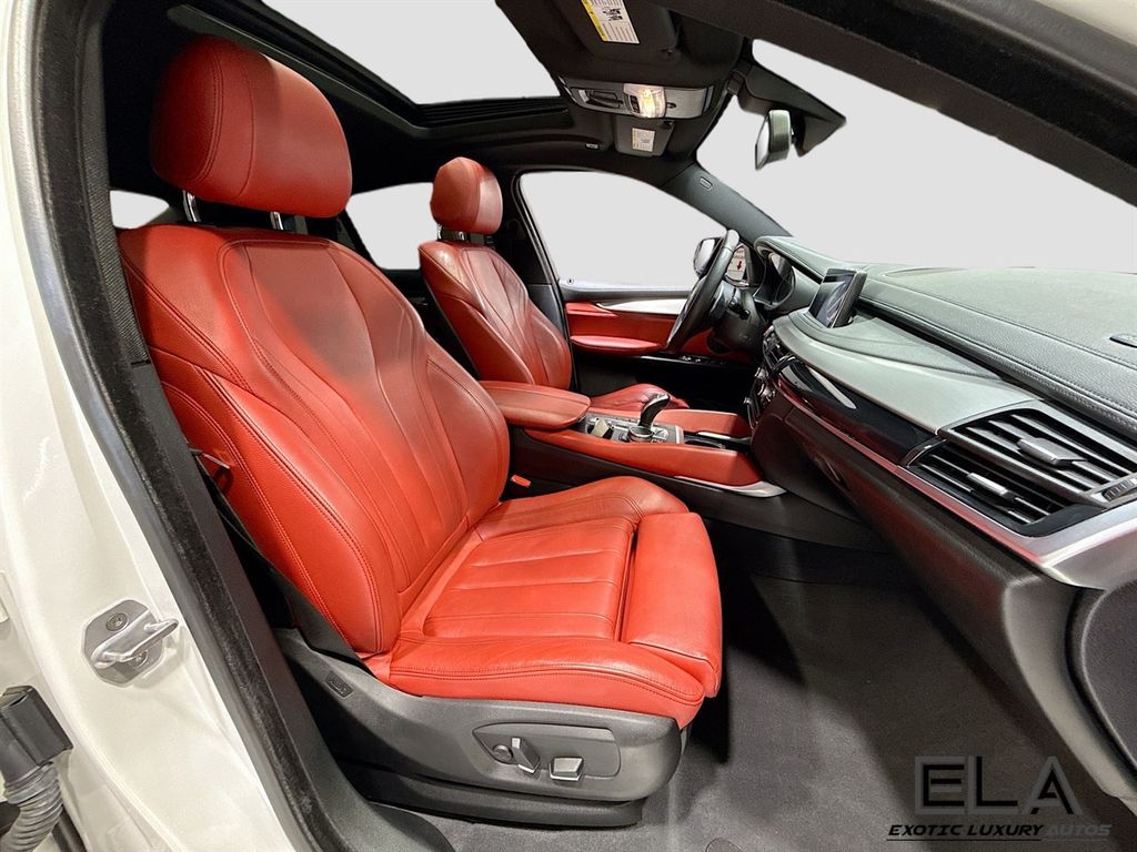 2017 BMW X6 SPORT! M PAK! RED GUTS! DRIVER ASSIST PLUS! PREMIUM PAK! V6!  - 22964600 - 30