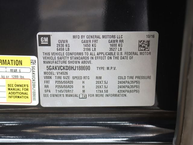 2017 Buick Enclave AWD 4dr Premium - 22994066 - 33