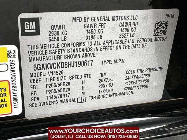 2017 Buick Enclave AWD 4dr Premium - 22427112 - 19