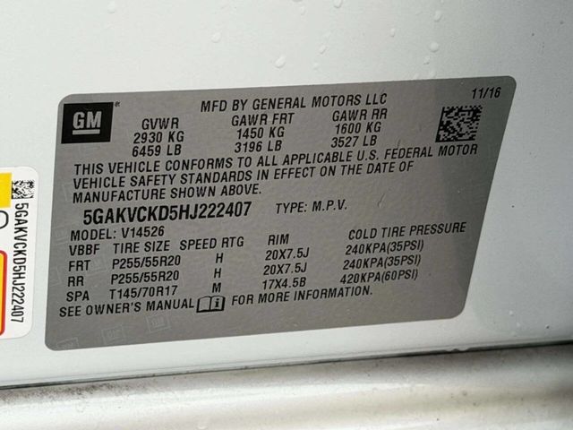 2017 Buick Enclave AWD 4dr Premium - 23003232 - 16