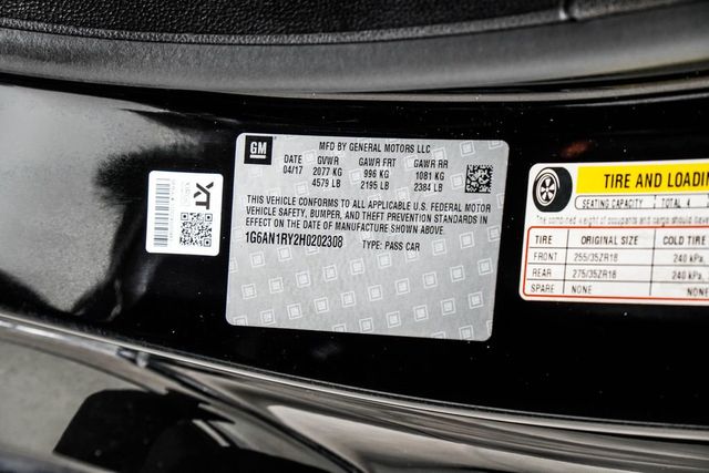 2017 Cadillac ATS-V Coupe 2dr Coupe - 22996994 - 42