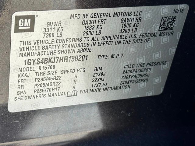 2017 Cadillac Escalade 4WD 4dr Luxury - 22875056 - 17