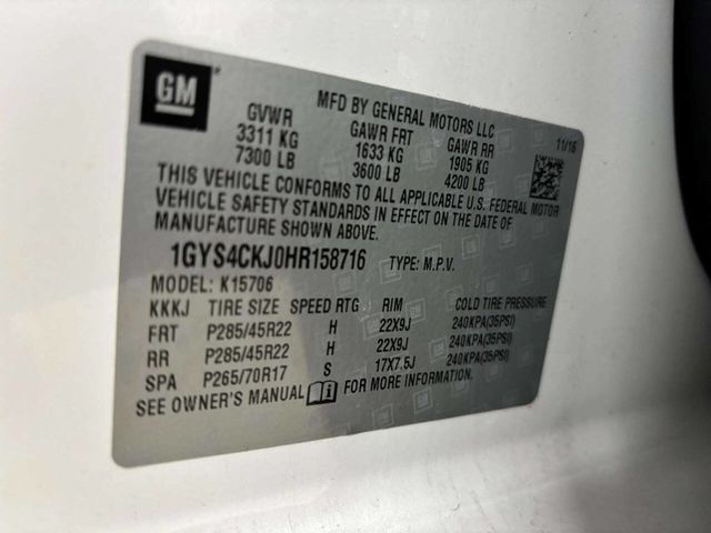 2017 Cadillac Escalade 4WD 4dr Premium Luxury - 22952543 - 50