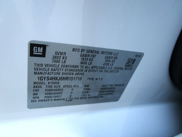 2017 Cadillac Escalade ESV 4WD 4dr Luxury - 22989325 - 47