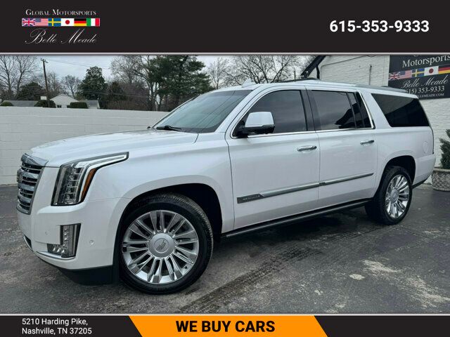 2017 Cadillac Escalade ESV LocalTrade/4X4/Platinum/RearCaptains-DVD/PwrFolding 3rd Row - 22725741 - 0