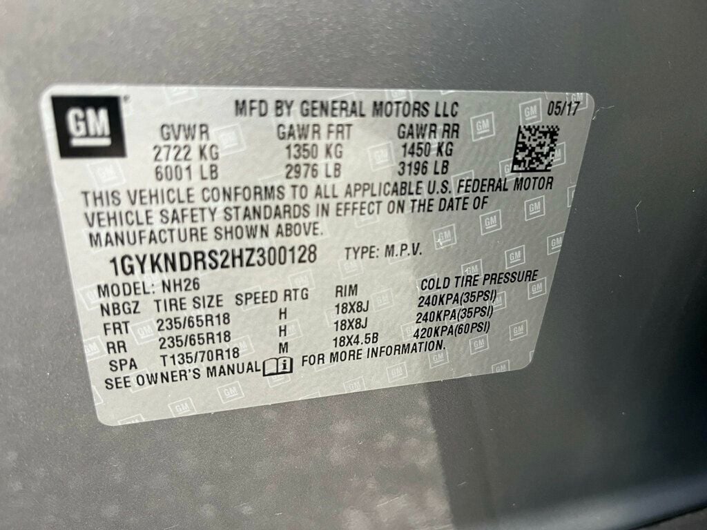 2017 Cadillac XT5 ALL WHEEL DRIVE LUXURY - 23002757 - 32