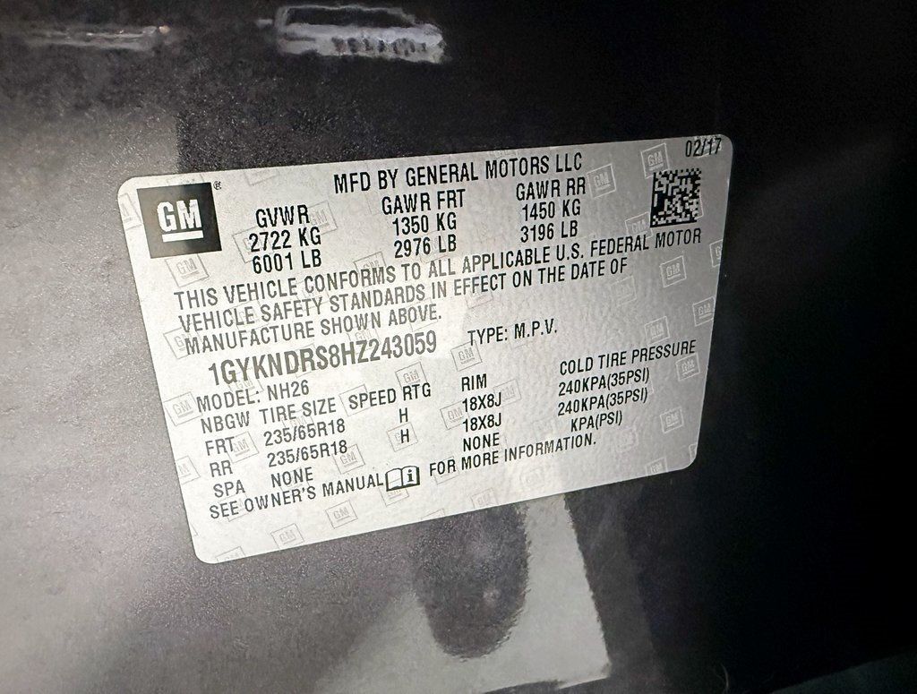 2017 Cadillac XT5 AWD 4dr Luxury - 22950857 - 45