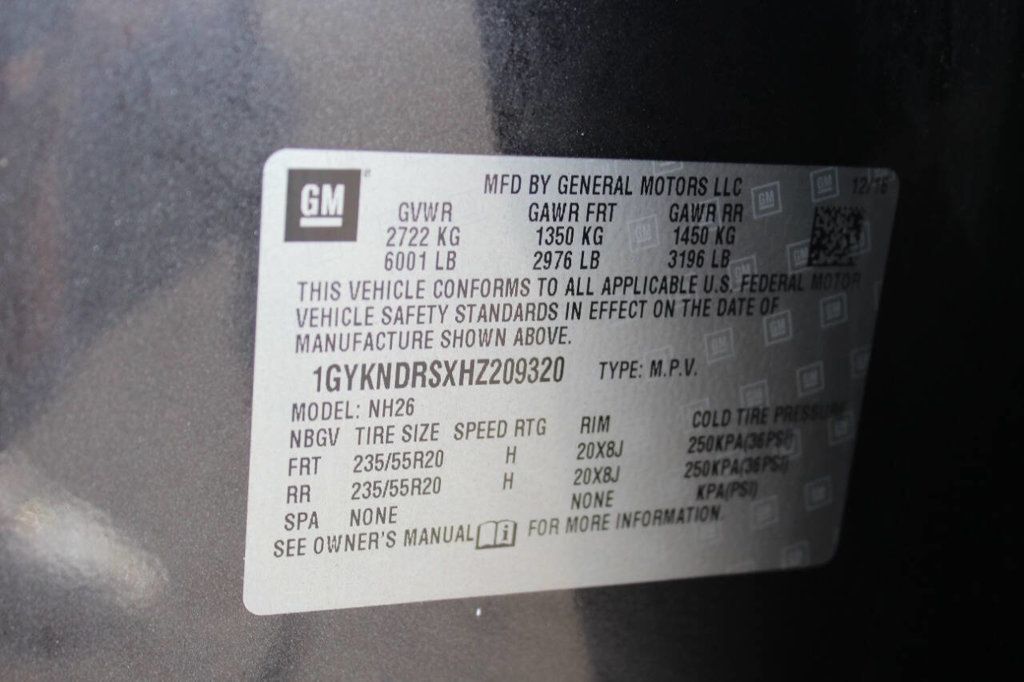 2017 Cadillac XT5 AWD 4dr Luxury - 22913938 - 29