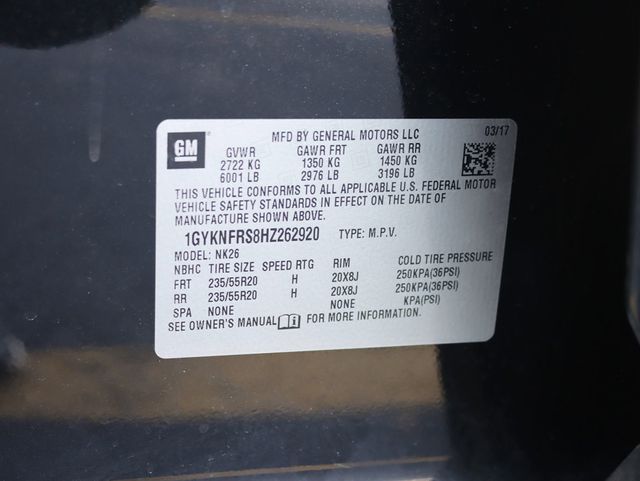 2017 Cadillac XT5 AWD 4dr Platinum - 22913071 - 36