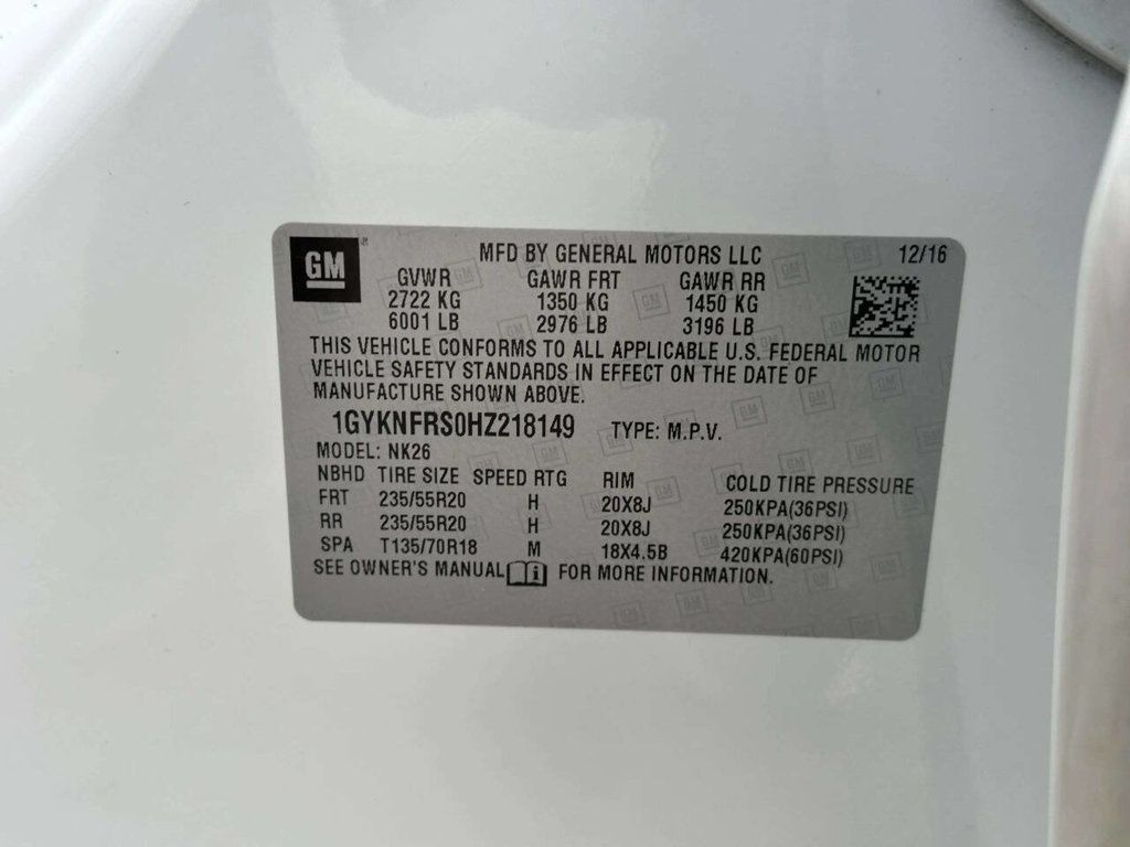 2017 Cadillac XT5 AWD 4dr Platinum - 22969619 - 26