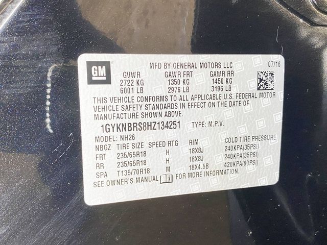 2017 Cadillac XT5 FWD 4dr Luxury - 22761820 - 72