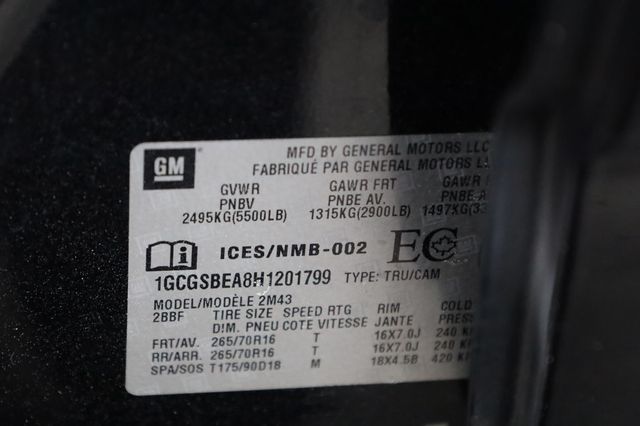 2017 Chevrolet Colorado 2WD Crew Cab 128.3" WT - 22953414 - 11