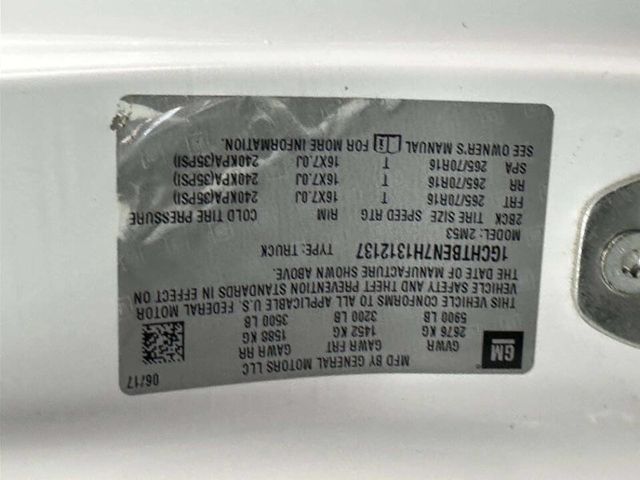 2017 Chevrolet Colorado 4WD Ext Cab 128.3" WT - 23006797 - 22