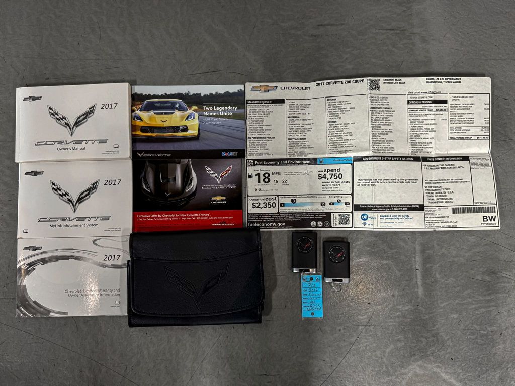 2017 Chevrolet Corvette *Z06 2LZ* *7-Speed Manual* *Carbon Aero* *Only 8k Miles* - 23095275 - 92