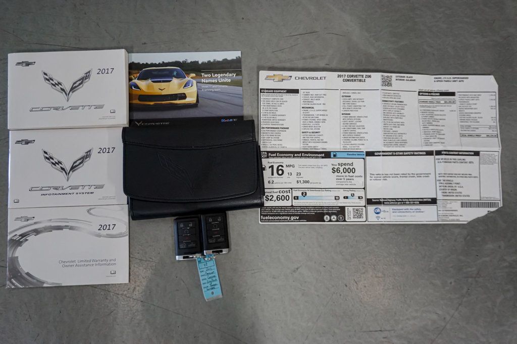 2017 Chevrolet Corvette *Z06 2LZ* *Convertible* *Black/Kalahari* *Carbon Aero* - 23068403 - 97