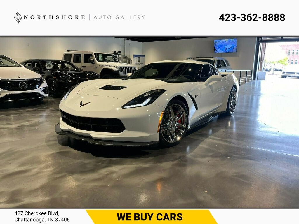 2017 Chevrolet Corvette Z51/3LT/BlackSuedeDesignPkg/HeadUpDisplay/Htd&CldSeats/NAV - 22659283 - 0