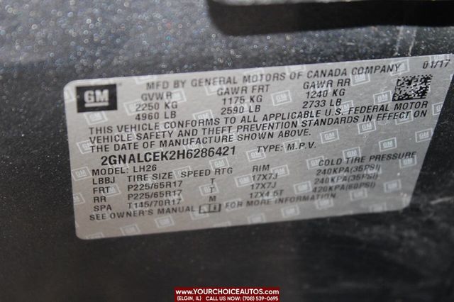 2017 Chevrolet Equinox FWD 4dr LT w/1LT - 22788416 - 21