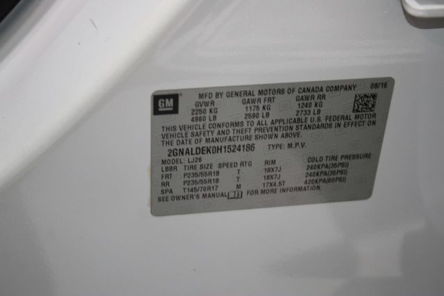 2017 Chevrolet Equinox FWD 4dr Premier - 22987405 - 50