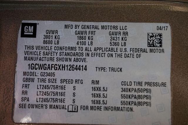 2017 Chevrolet Express Cargo Van 2500 Explorer Limited SE 48k Miles - 23017863 - 19