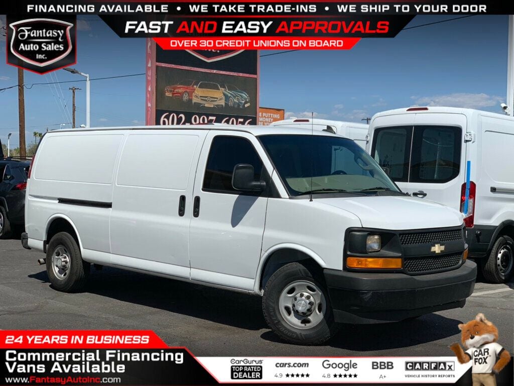 2017 Chevrolet Express Cargo Van V8 RWD 3500 155" 1-Owner - 22584618 - 0