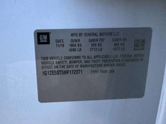 2017 Chevrolet Malibu 4dr Sedan LT w/1LT - 22974787 - 24