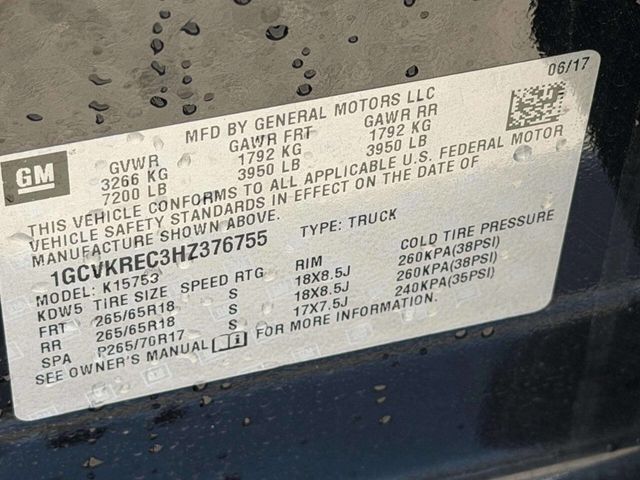 2017 Chevrolet Silverado 1500 4WD Double Cab 143.5" LT w/1LT - 23005207 - 19