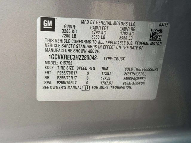 2017 Chevrolet Silverado 1500 4WD Double Cab 143.5" LT w/1LT - 23006799 - 21