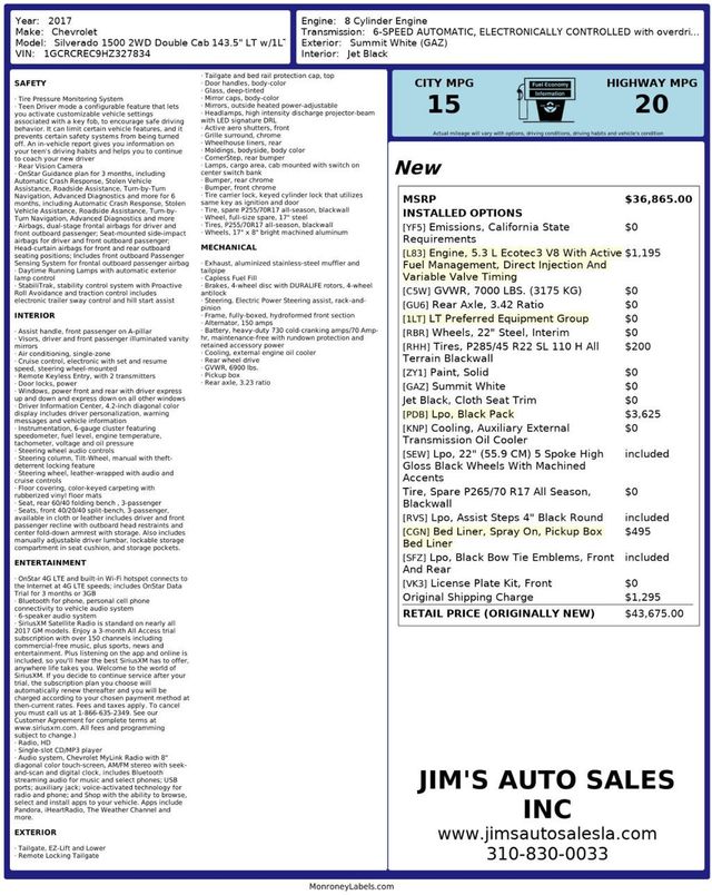 2017 Chevrolet Silverado 1500 Double Cab LT  - 22926153 - 7