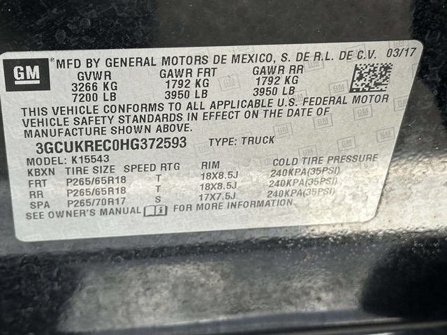 2017 Chevrolet Silverado 1500 LT 4x4 4dr Crew Cab 5.8 ft. SB - 22941944 - 29