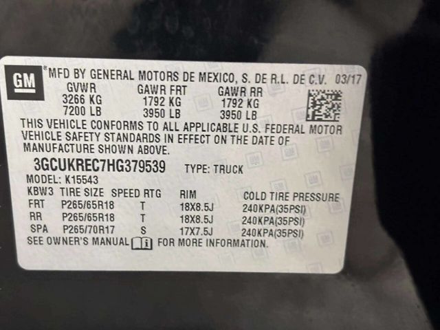 2017 Chevrolet Silverado 1500 LT 4x4 4dr Crew Cab 6.5 ft. SB - 23049980 - 31