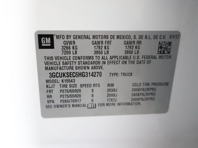 2017 Chevrolet Silverado 1500 LTZ - 23081854 - 51