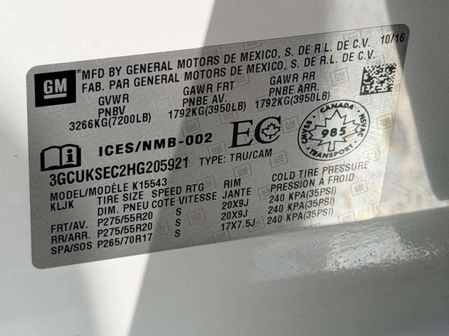 2017 Chevrolet Silverado 1500 LTZ 4x4 4dr Crew Cab 5.8 ft. SB - 23011244 - 18