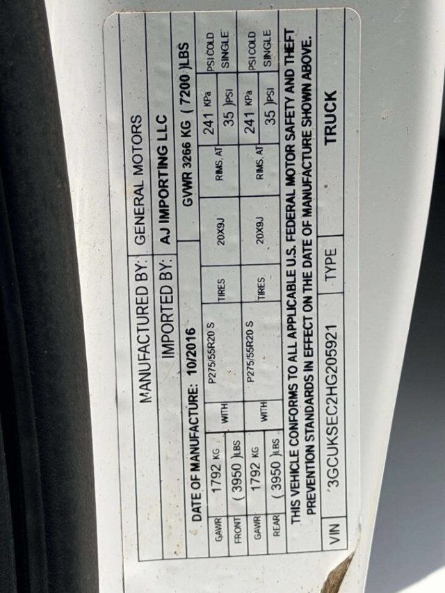 2017 Chevrolet Silverado 1500 LTZ 4x4 4dr Crew Cab 5.8 ft. SB - 23011244 - 19