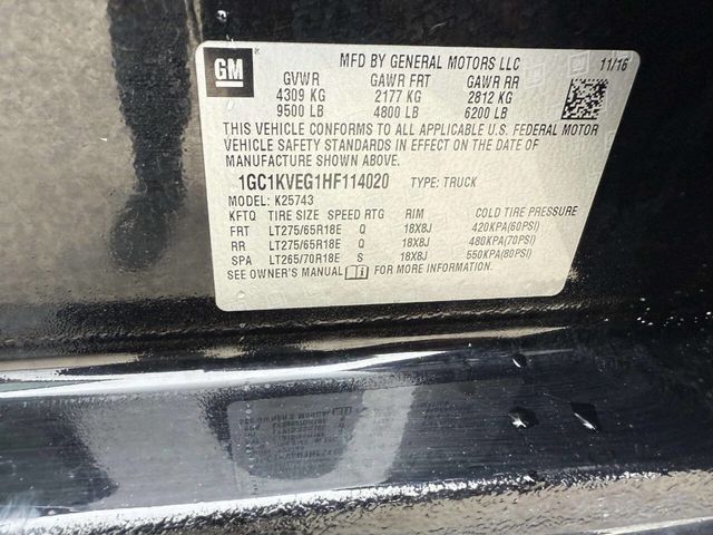 2017 Chevrolet Silverado 2500HD LT 4x4 4dr Crew Cab LB - 22932541 - 30